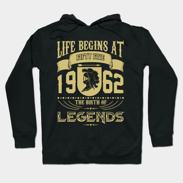 Life begins fifty three 1964 the birth of LEGENDS Hoodie by variantees